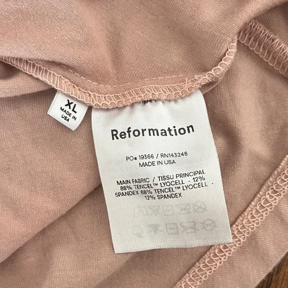 Reformation Blush Dress, Size XL - Picture 8 of 13